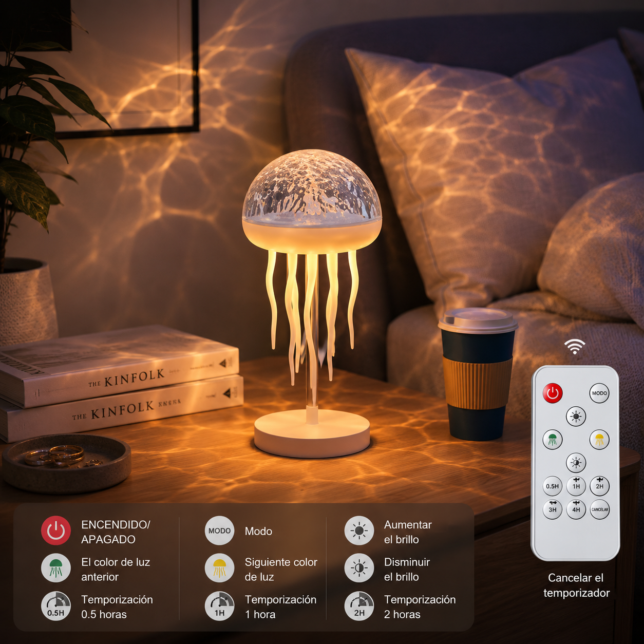 Lámpara Medusa Proyector Galaxia