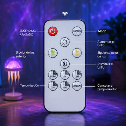 Lámpara Medusa Proyector Galaxia